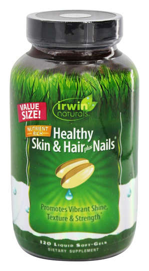 Irwin Naturals - Healthy Skin & Hair Plus Nails - 120 Softgels