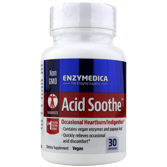Enzymedica Acid Soothe 30 Capsules
