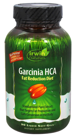 Irwin Naturals - Garcinia HCA Fat Reduction Diet - 90 Softgels