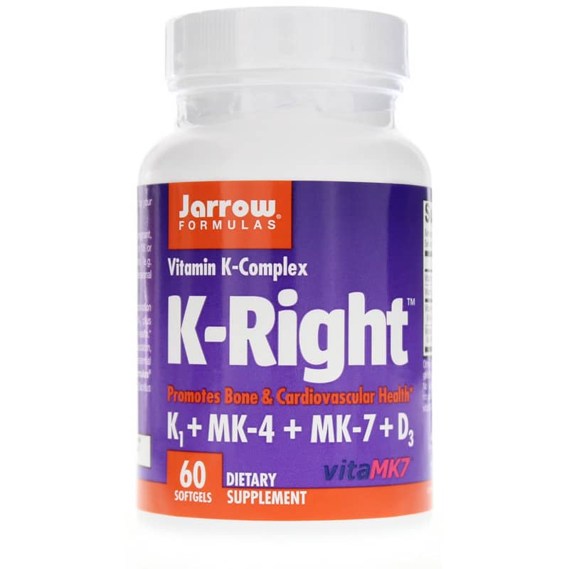 Jarrow Formulas K-Right Vitamin K-Complex 60 Softgels