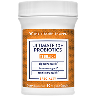Ultimate 10+ Probiotics - Immune Support, Digestive & Respiratory Health - 13 Billion CFUs (30 Vegetable Capsules)