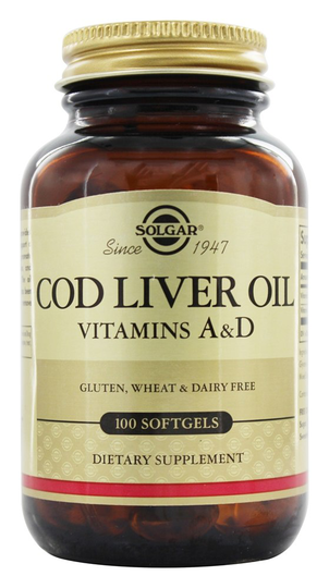 Solgar - Norwegian Cod Liver Oil - 100 Softgels