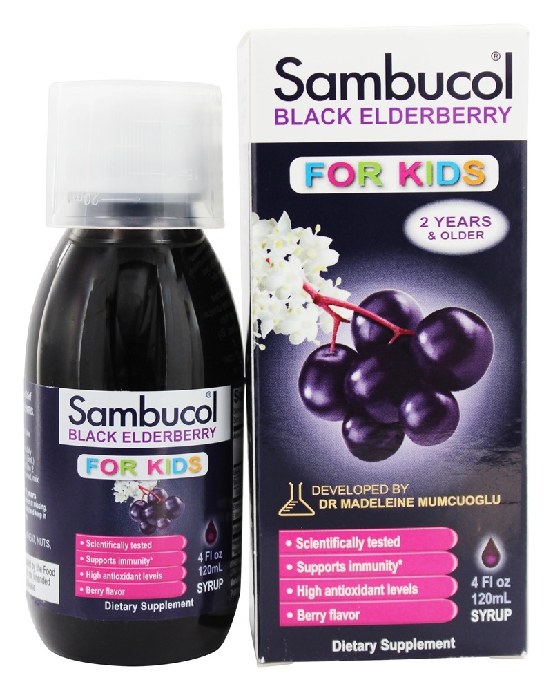Sambucol - Black Elderberry For Kids Liquid - 4 fl. oz.