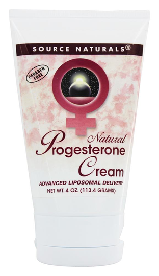 Source Naturals - Progesterone Cream Tube - 4 oz.