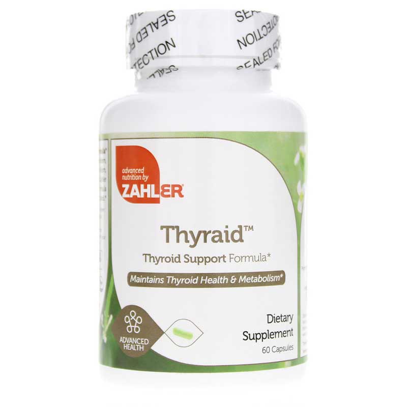 Zahler Thyraid Thyroid Support 60 Capsules