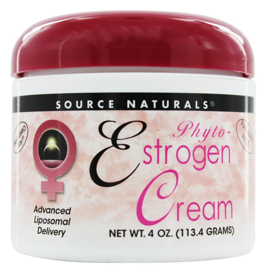 Source Naturals - Phyto-Estrogen Cream - 4 oz.