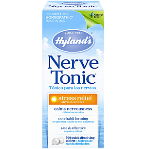 Nerve Tonic Tablets - Homeopathic Medicine for Stress Relief (500 Tablets)