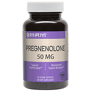 Pregnenolone - Healthy Aging Support - 50 MG (60 Vegetarian Capsules)