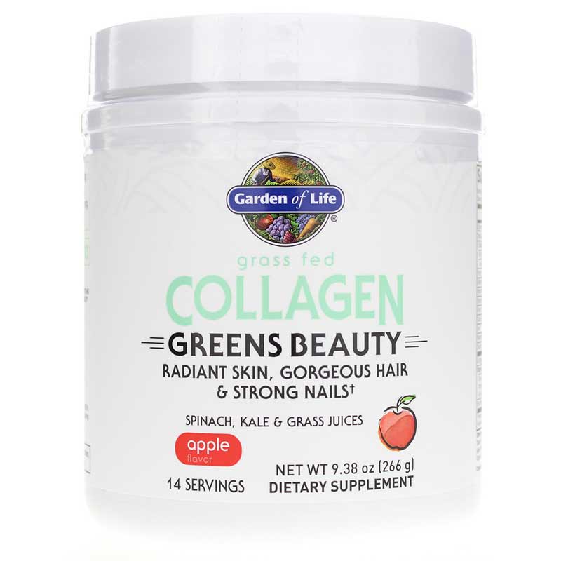 Garden of Life Collagen Greens Beauty Apple 9.38 Oz