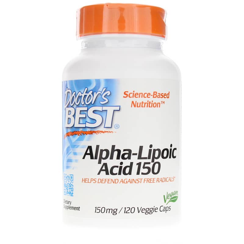 Doctors Best Alpha Lipoic Acid 150 Mg 120 Veg Capsules