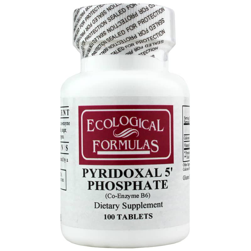 Ecological Formulas Pyridoxal 5 Phosphate 100 Tablets