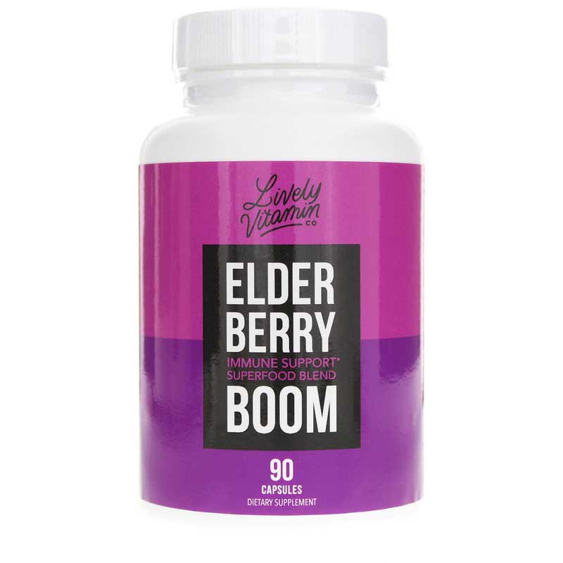 Lively Vitamin Co Elderberry Boom 90 Capsules