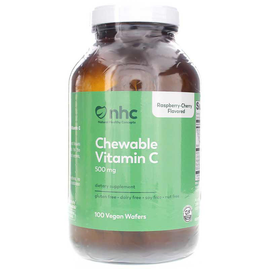 Natural Healthy Concepts Chewable Vitamin C 500 Mg 100 Vegan Wafers