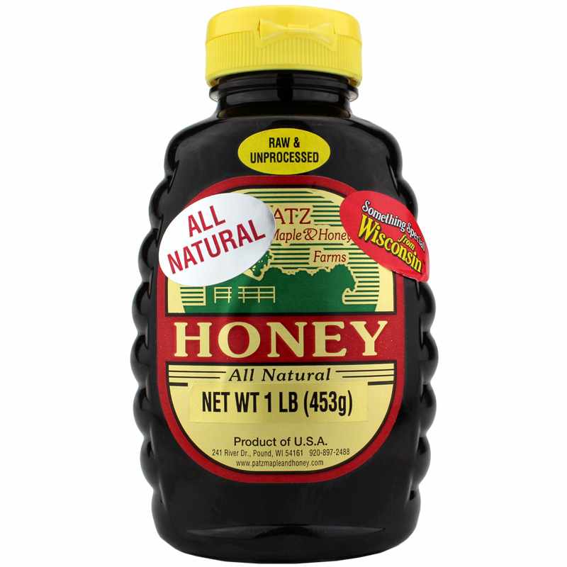 Patz Maple & Honey Farms All Natural Honey Buckwheat 1 Lb