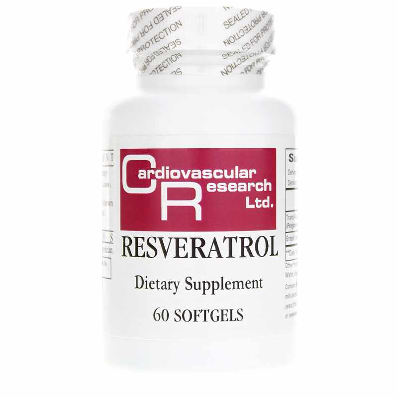 Cardiovascular Research Resveratrol 250 Mg 60 Softgels
