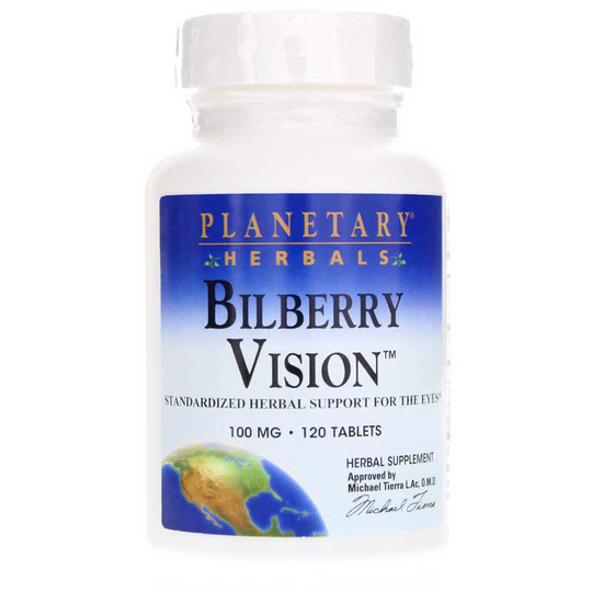 Planetary Herbals Bilberry Vision 120 Tablets
