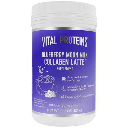 Vital Proteins - Collagen Latte Powder Blueberry Moon Milk - 11.5 oz.