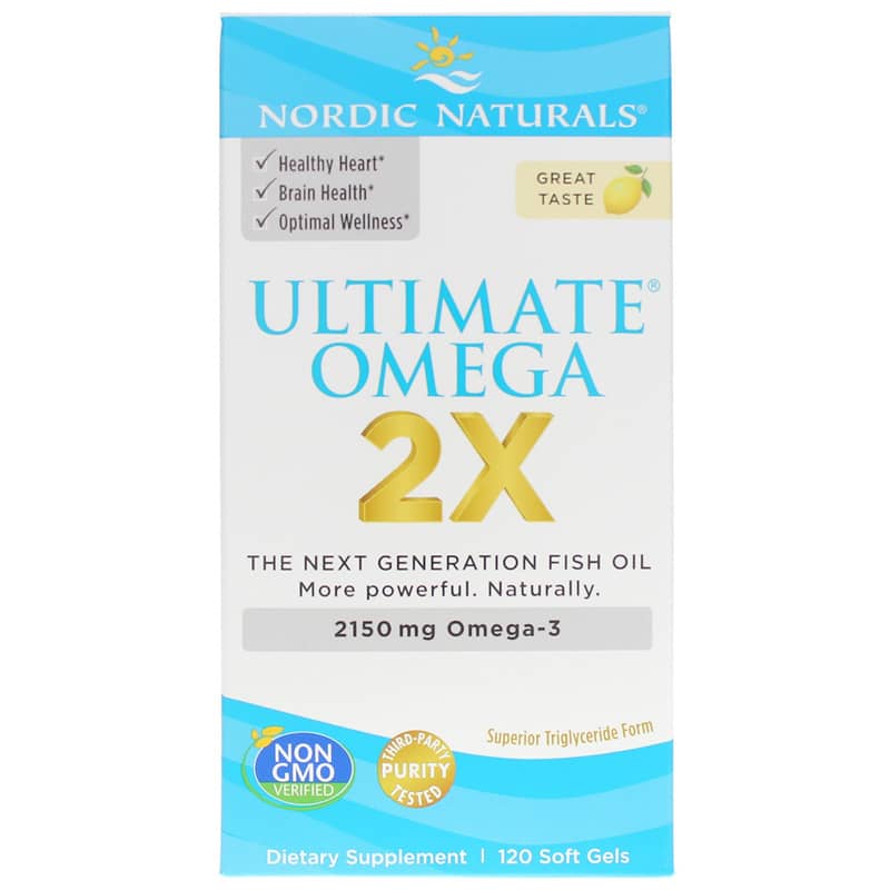 Nordic Naturals Ultimate Omega 2X 120 Softgels
