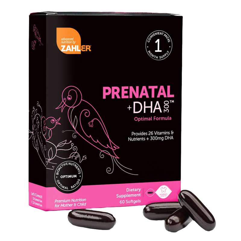 Zahler Prenatal + DHA 300 60 Softgels