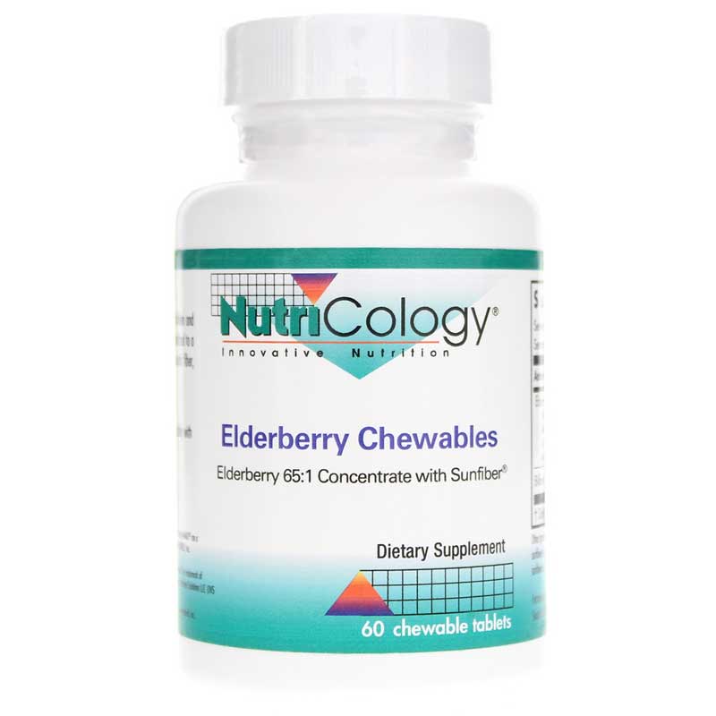 Nutricology Elderberry Chewables 60 Chewable Tablets