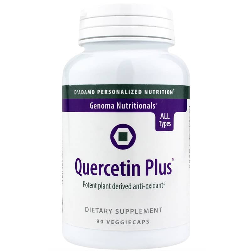 D Adamo Personalized Nutrition Quercetin Plus 90 Veg Capsules