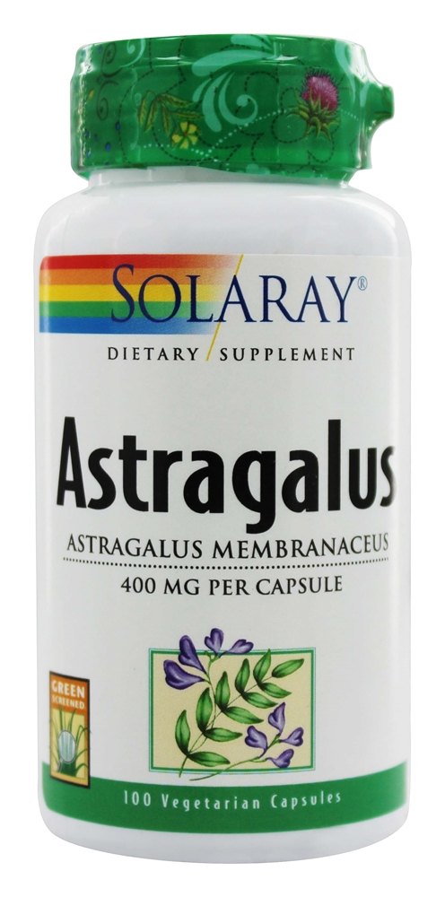 Solaray - Astragalus 400 mg. - 100 Capsules