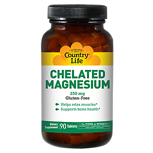 Chelated Magnesium - Supports Bone Health - 250 MG (90 Tablets)