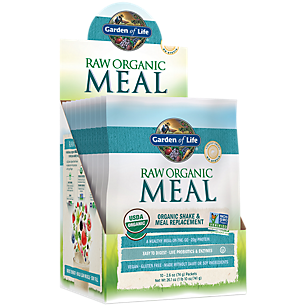 Raw Organic Meal Organic Shake & Meal Replacement - Lightly Sweet (10 Packets)