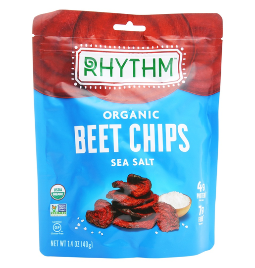 Rhythm Superfoods - Organic Beet Chips Sea Salt - 1.4 oz.