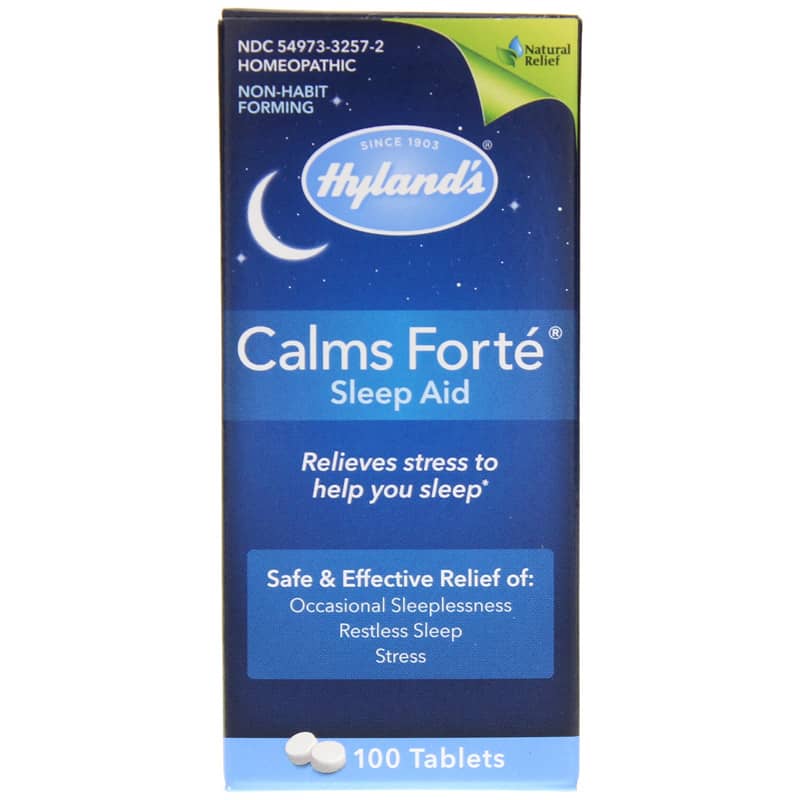 Hylands Calms Forte Sleep Aid 100 Tablets