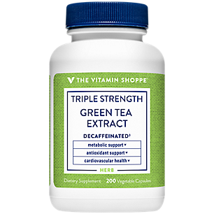 Triple Strength Green Tea Extract - Decaffeinated Antioxidant - 750 MG (200 Vegetarian Capsules)