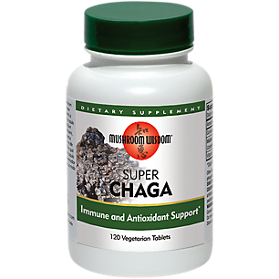 Super Chaga - Immune & Antioxidant Support (120 Vegetarian Tablets)