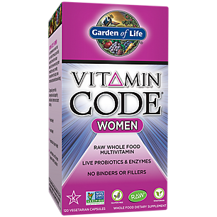 Vitamin Code Raw Whole Food Multivitamin for Women (120 Vegetarian Capsules)