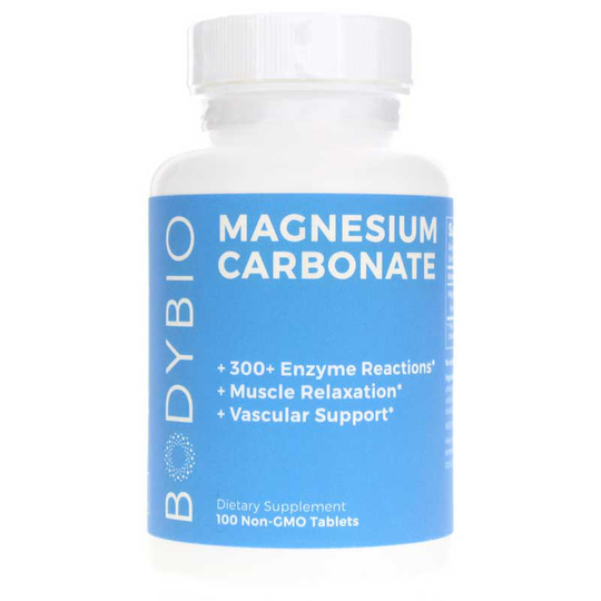 BodyBio Magnesium Carbonate 100 Tablets