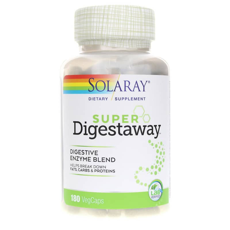 Solaray Super Digestaway 180 Veg Capsules