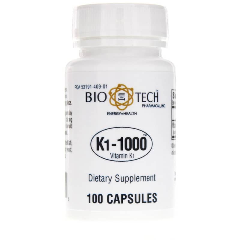 Bio-Tech Pharmacal K1-1000 100 Capsules