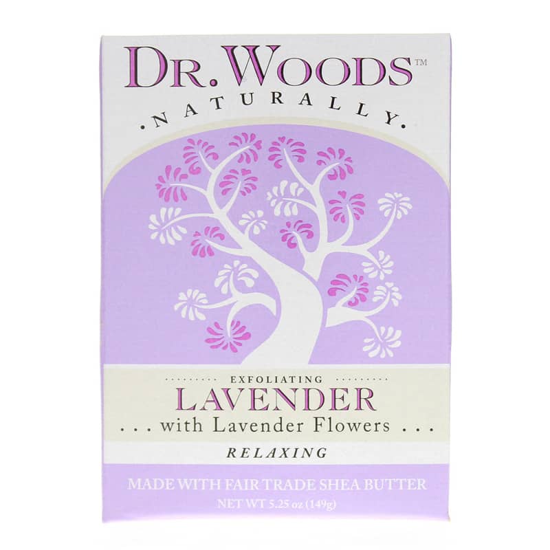 Dr. Woods Shea Butter Bar Soap Lavender 5.25 Oz