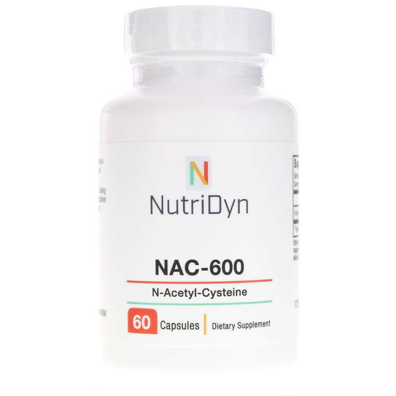 NutriDyn Nac-600 N-Acetyl-Cysteine 60 Capsules