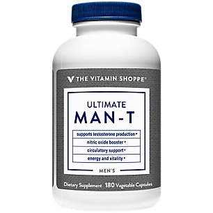 Ultimate Testosterone for Men - Boosts Nitric Oxide (180 Vegetarian Capsules)