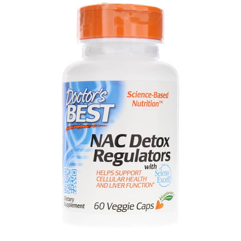 Doctors Best NAC Detox Regulators 60 Veg Capsules