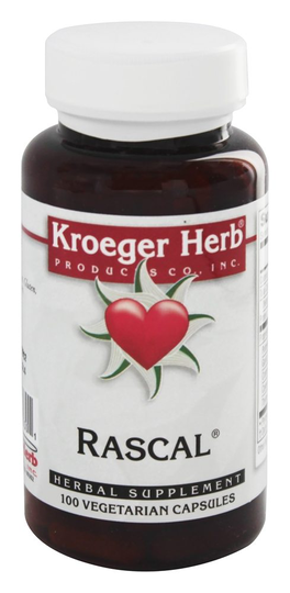 Kroeger Herbs - Herbal Combinations Rascal - 100 Capsules