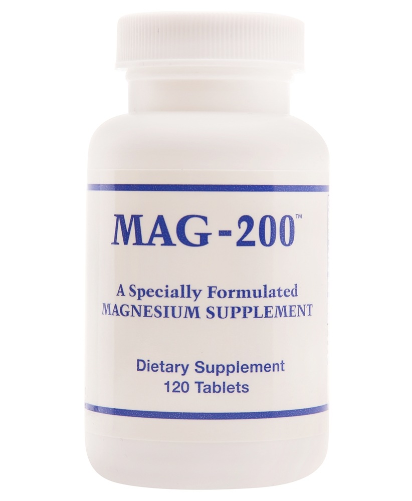 Optimox - Mag-200 Magnesium Supplement - 120 Tablets