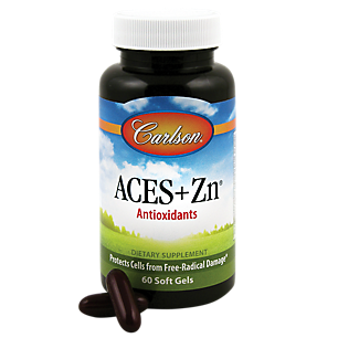 ACES + Zn Antioxidants - Vitamins A, C, E Plus Selenium & Zinc (60 Softgels)