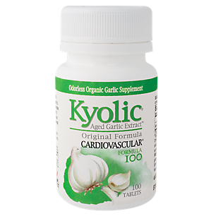Kyolic Aged Garlic Extract Cardiovascular Formula 100 - 600 MG (100 Tablets)