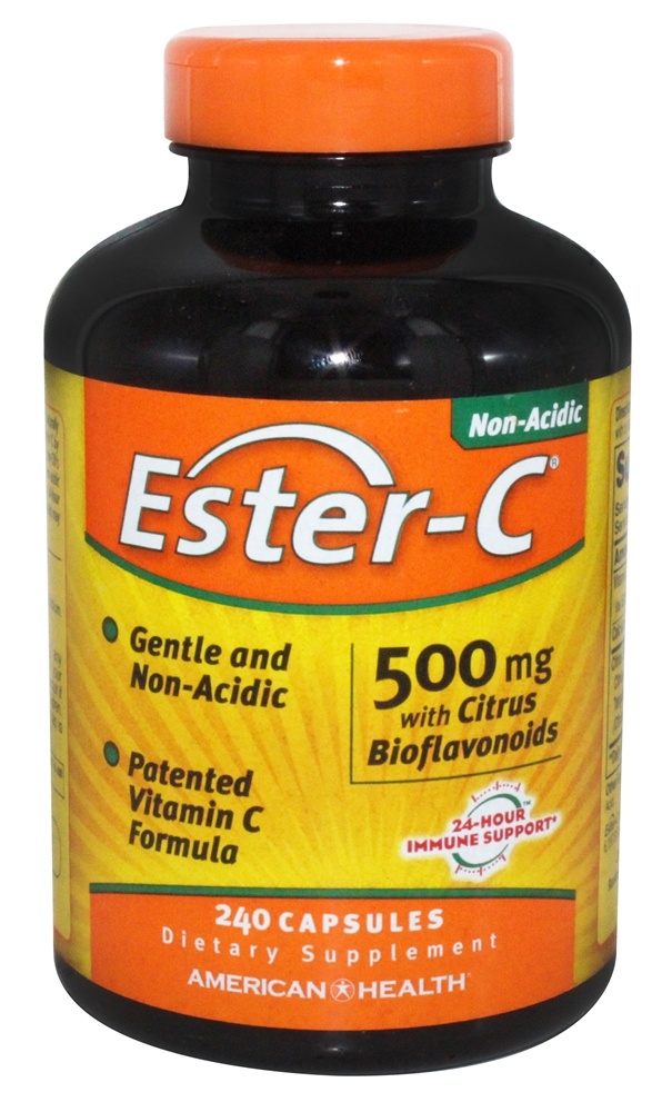 American Health - Ester-C with Citrus Bioflavonoids 500 mg. - 240 Capsules