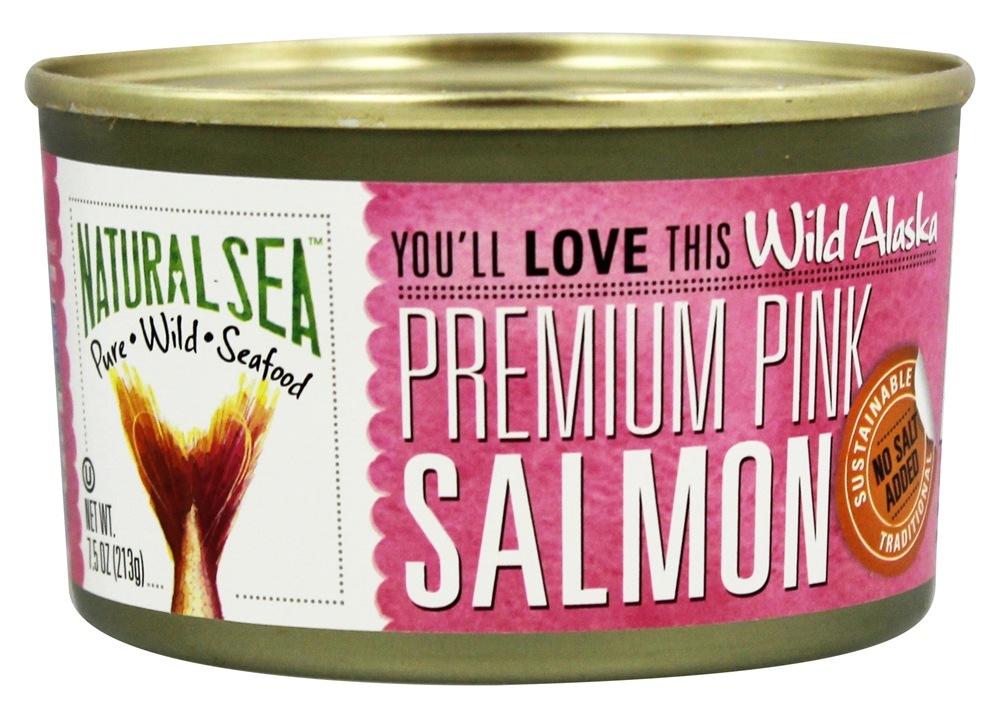 Natural Sea - Wild Alaska Premium Pink Salmon No Salt Added - 7.5 oz.