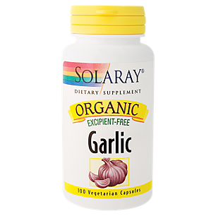 Organic Garlic - Excipient Free - 600 MG (100 Vegetarian Capsules)