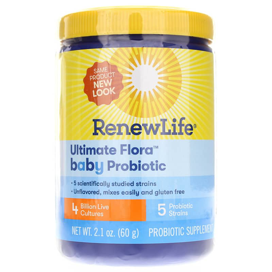 Renew Life Ultimate Flora Baby Probiotic 4 Billion 60 Servings