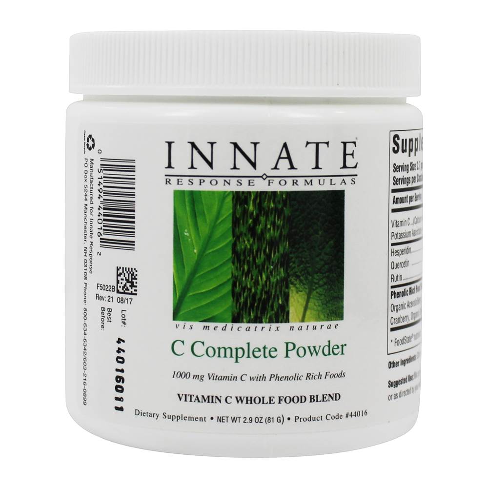 Innate Response Formulas - Vitamin C Complete Powder Whole Food Blend 1000 mg. - 2.9 oz.
