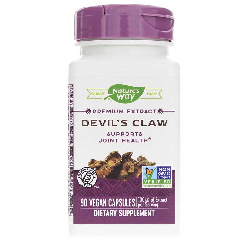 Natures Way Devil's Claw Premium Extract 90 Vegan Capsules